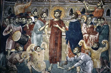 Den Mocking Kristi, 1316-1318